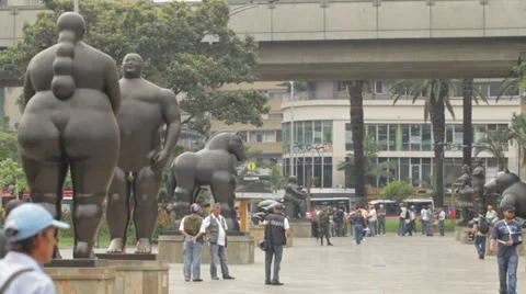 MEDELLIN - MAIN SQUARE # 3 Stock Footage 29889122