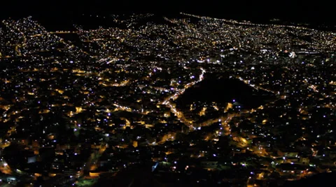 MEDELLIN - NIGHT VIEW Video stock 28053001