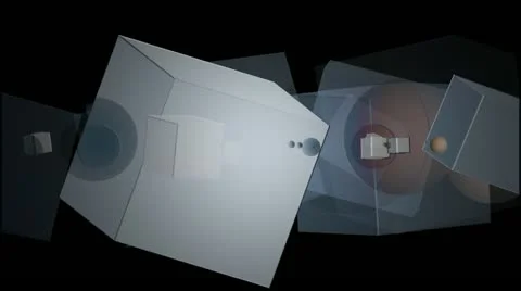 Media background. Change of Particles size and shape. Loop able File. 스톡 동영상 12672979