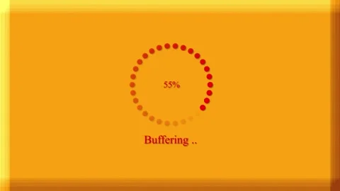Media Buffering Progress Indicator Video stock 332824479