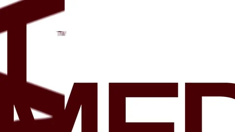 Media coverage animated word cloud. Kinetic typography. Stock Footage 70403436