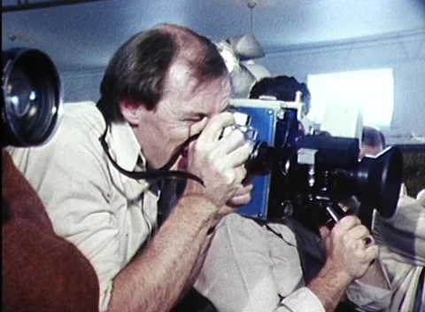 Media Event / Camera Operators / Journalists etc (1982) Stock-Footage 162291856