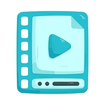 Media file Stock Illustration