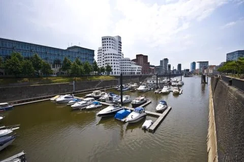 Media harbor Stock Photos