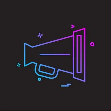 Media icon design vector Stock-Illustration