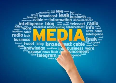 Media Illustrazione stock