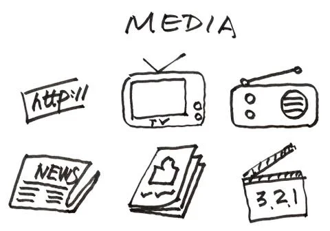 Media Stock Illustration