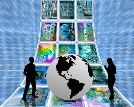 Media Illustrazione stock