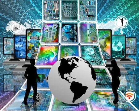 Media Stock Illustration