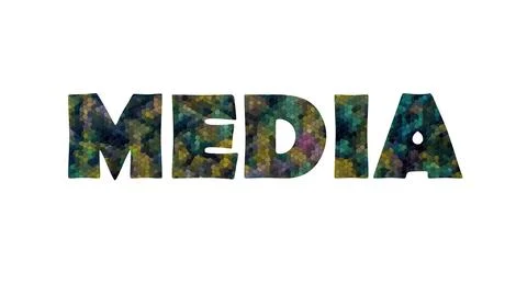 MEDIA Stock Illustration