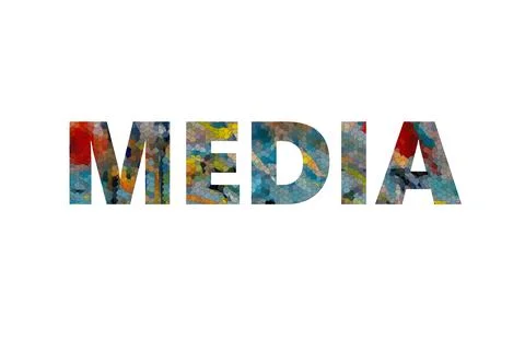 MEDIA Stock Illustration