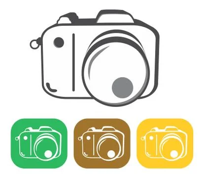 Media interface camera 스톡 일러스트