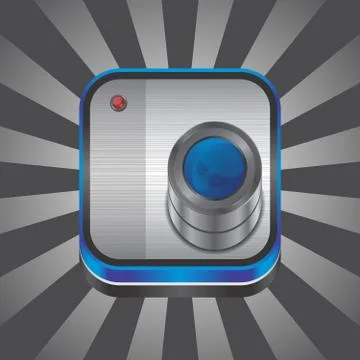 Media interface camera Stock Illustration