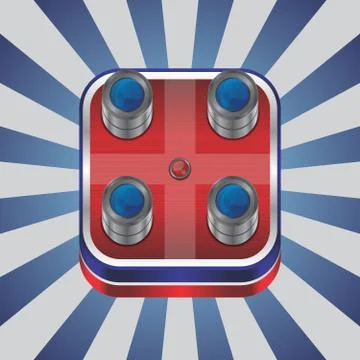 Media interface camera Stock Illustration
