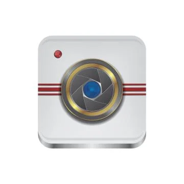 Media interface camera Stock Illustration