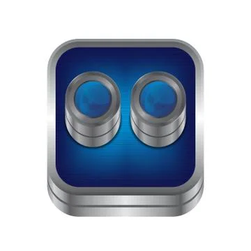 Media interface camera Illustrazione stock