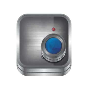 Media interface camera Stock Illustration