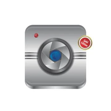 Media interface camera Stock Illustration