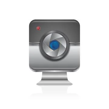Media interface camera Stock Illustration