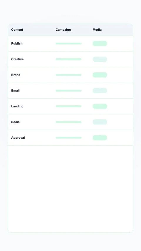 Media Library Workspace Generic SaaS Interface Vertical Animation Stock Footage 345154352