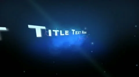 Media with partcle lines After Effects stock