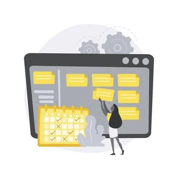 Media planning abstract concept vector illustration. Stock Illustration