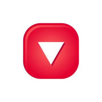 Media Player Button Icon Vector Template Stock Illustration