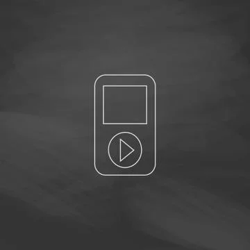 Media player computer symbol Stock Illustration