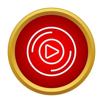 Media player control for video and music playback Illustrazione stock