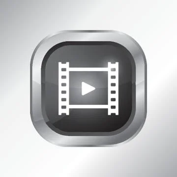 Media Player Icon Illustrazione stock