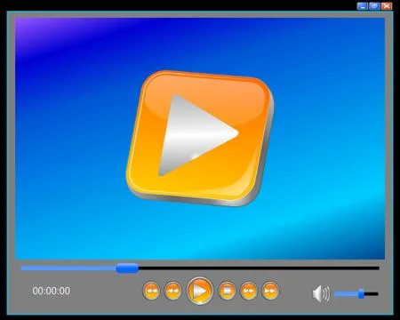 Media player interface イラスト素材