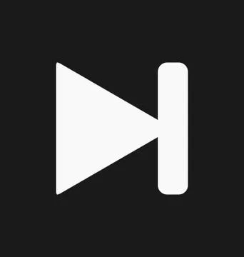 Media player next button Stock Illustration