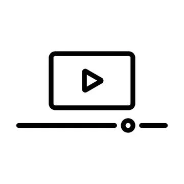 Media player progress bar icon. Vector. イラスト素材