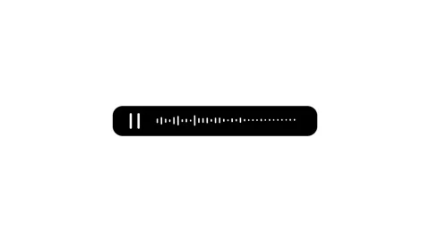 Media player progress bar shows time line. Media player progress bar stays... Stock Footage 336896369