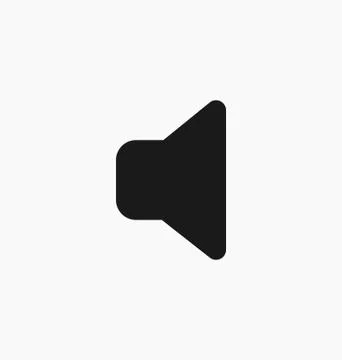 Media player sound volume button Stock Illustration
