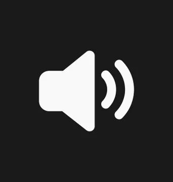Media player sound volume up button Stock Illustration