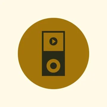 Media player symbol Stock Illustration