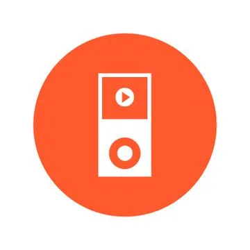 Media player symbol. Stock Illustration