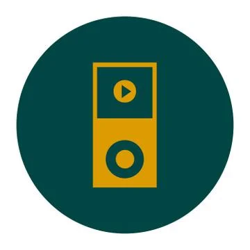 Media player symbol. Stock Illustration