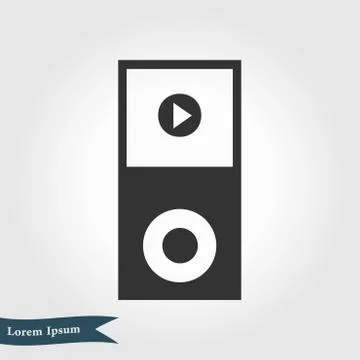 Media player symbol. Stock Illustration