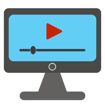 Media player vector icon Illustration