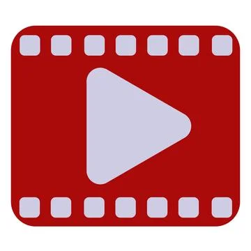 Media player vector icon Illustration