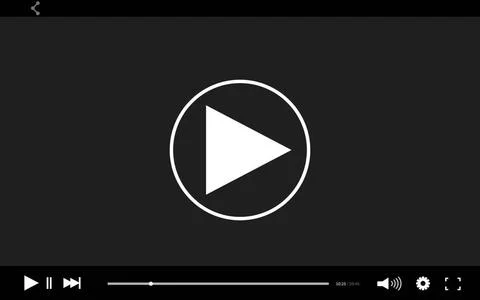 Media players interface. Vector illustration Media players interface. Vect... Foto stock