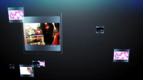 Media screen fly through 動画素材 32964828