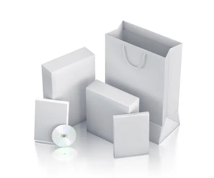 Media set package. Stock Illustration