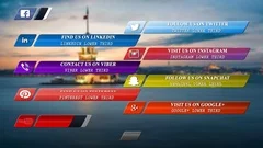 Media Social Lower Third Stock After Effects