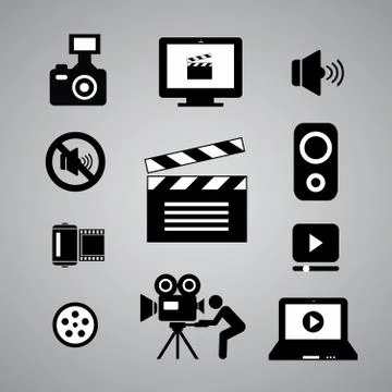 Media symbol Stock Illustration
