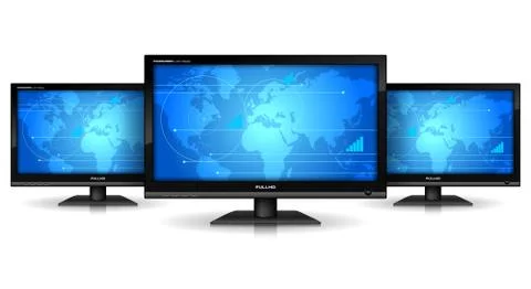 Media technologies concept Illustrazione stock