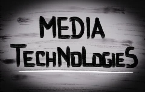 Media technologies concept Stock Illustration