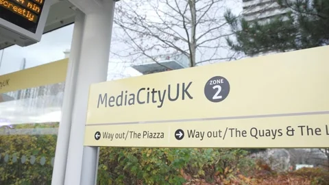 MediaCity UK Zone 2 Stock Footage 256161884